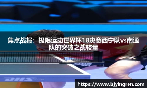 焦点战报：极限运动世界杯18决赛西宁队vs南通队的突破之战较量